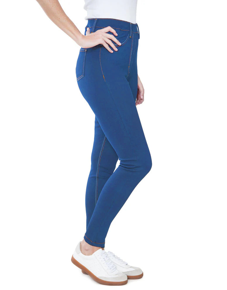 High Waisted Jegging - Blue