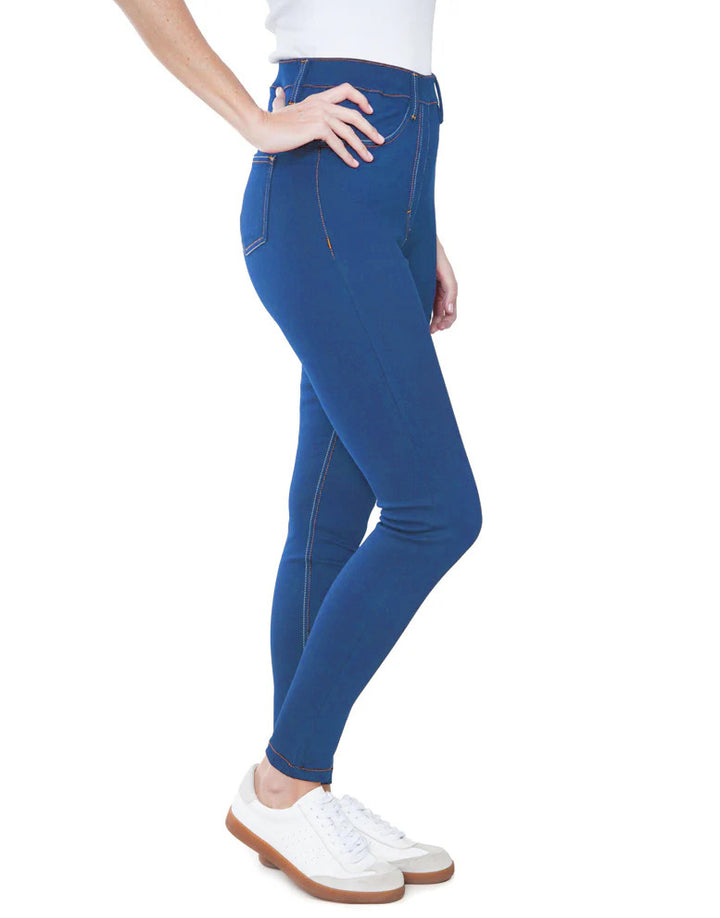 High Waisted Jegging - Blue