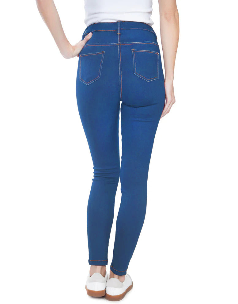 High Waisted Jegging - Blue