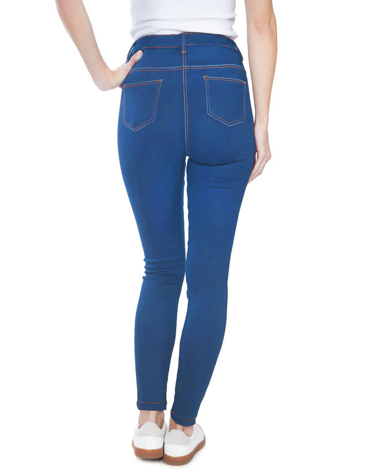 High Waisted Jegging - Blue