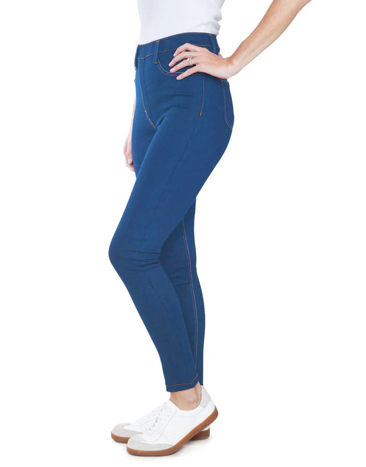 High Waisted Jegging - Blue