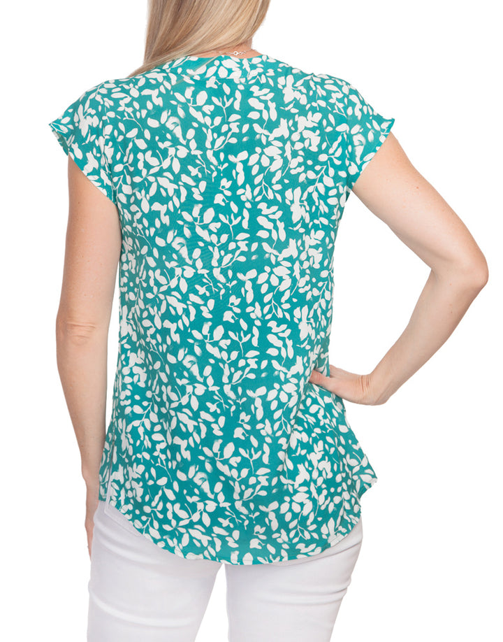 Sara Blouse - Aqua