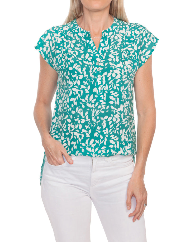 Sara Blouse - Aqua