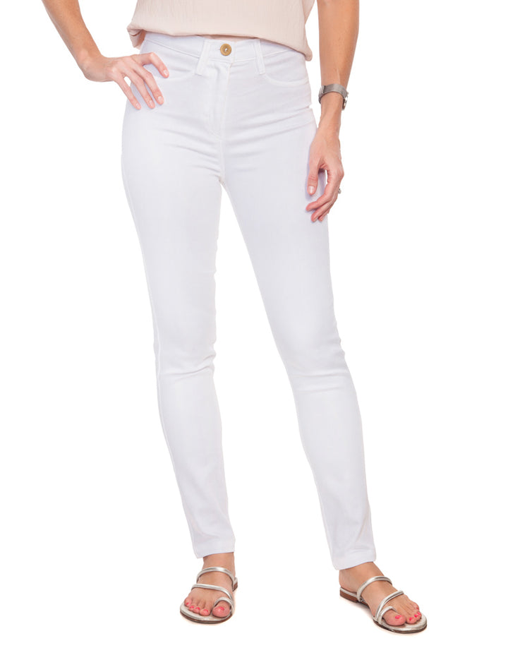 Straight Leg Jeans - White