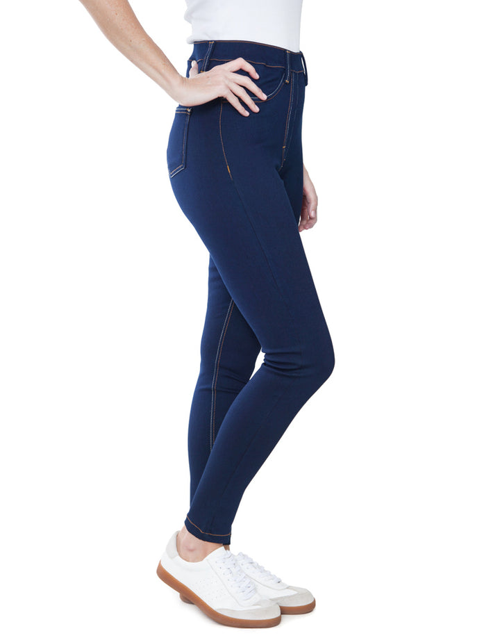 High Waisted Jegging - Navy