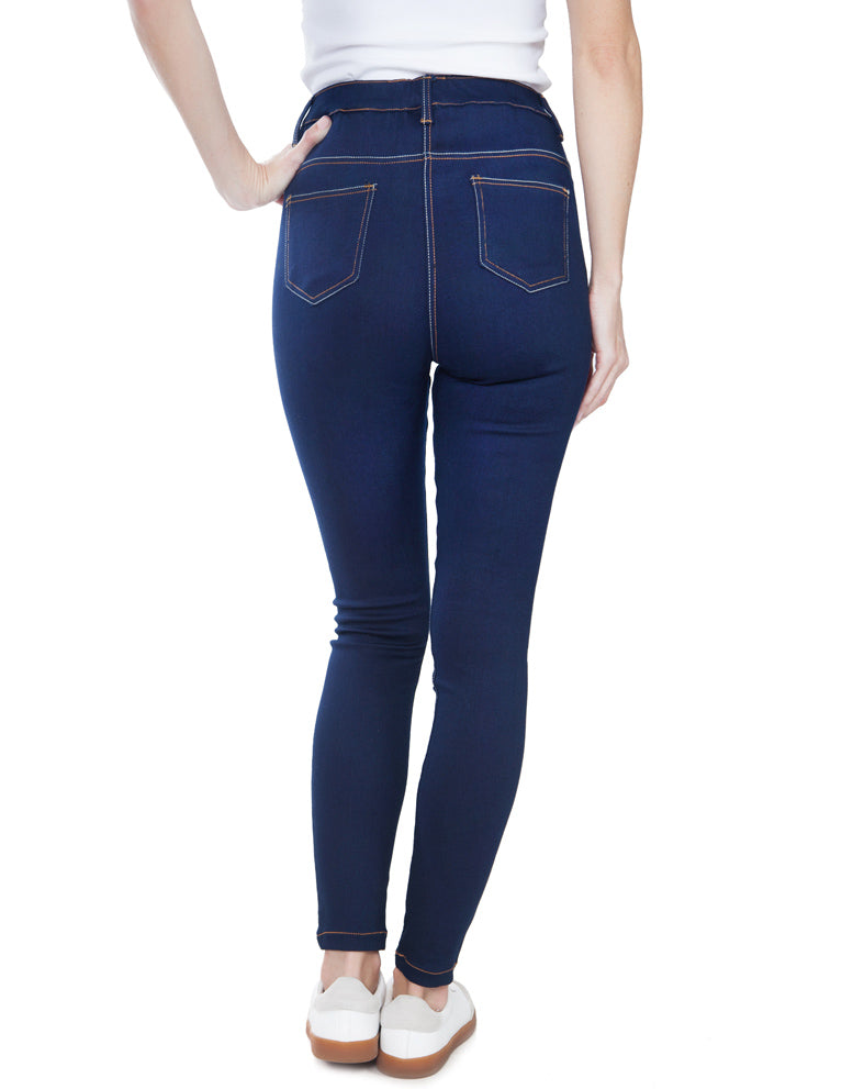 High Waisted Jegging - Navy