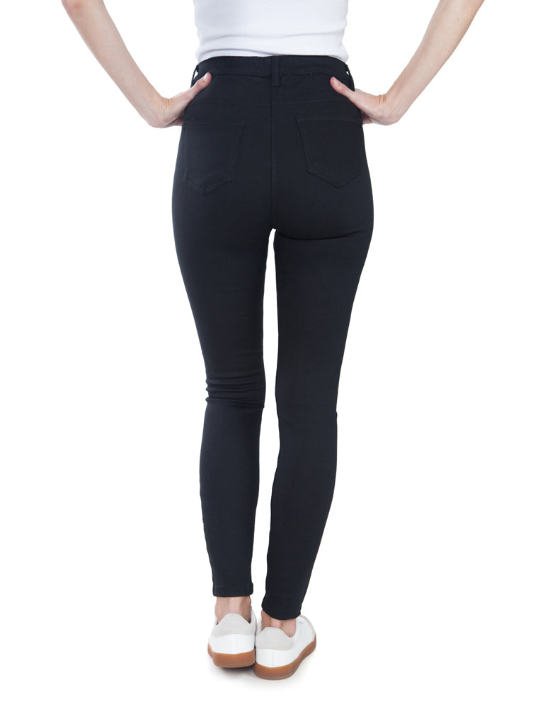 High Waisted Jegging - Black