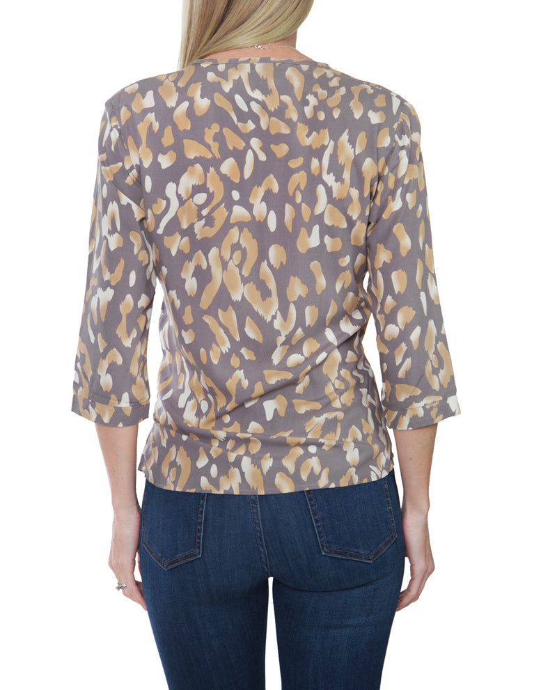 Tie Wrap Top - Animal