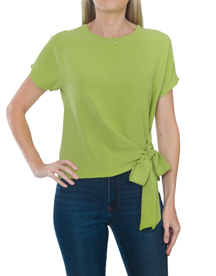 Tie Blouse - Lime