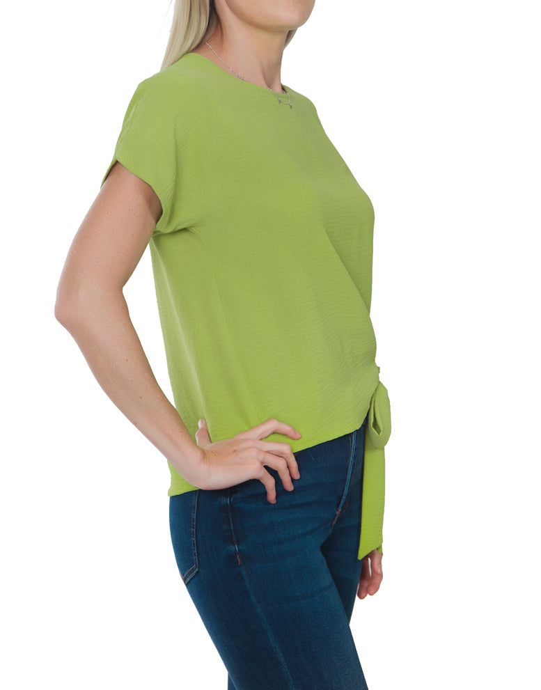 Tie Blouse - Lime