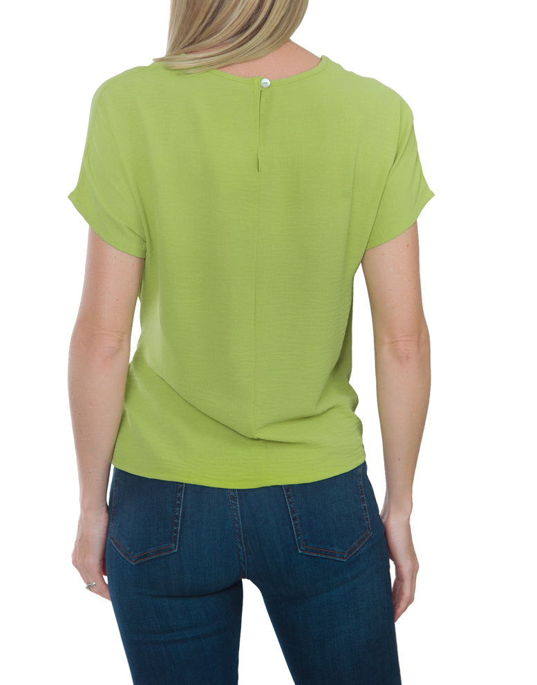 Tie Blouse - Lime