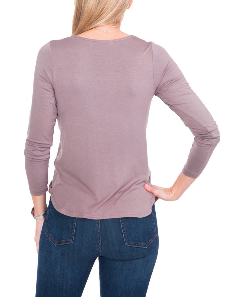 Long Sleeve Wrap - Taupe