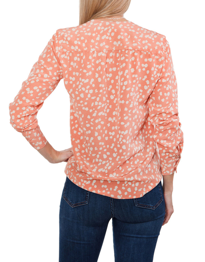 Cuff Blouse - Peach