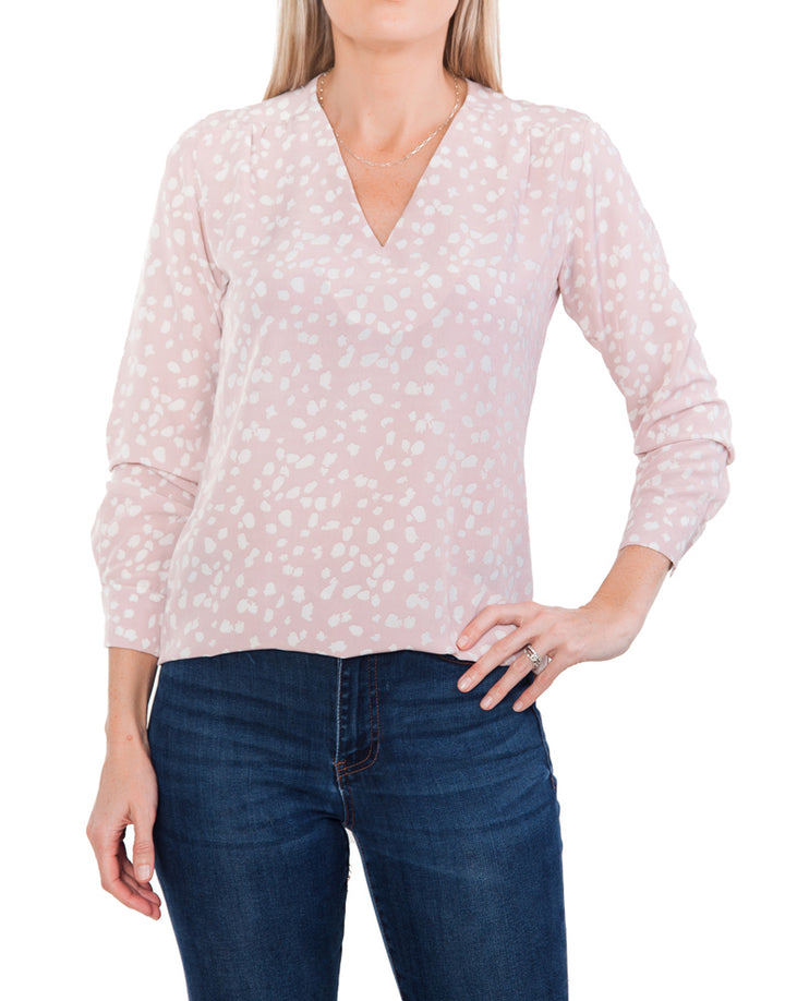 Cuff Blouse - Light Pink