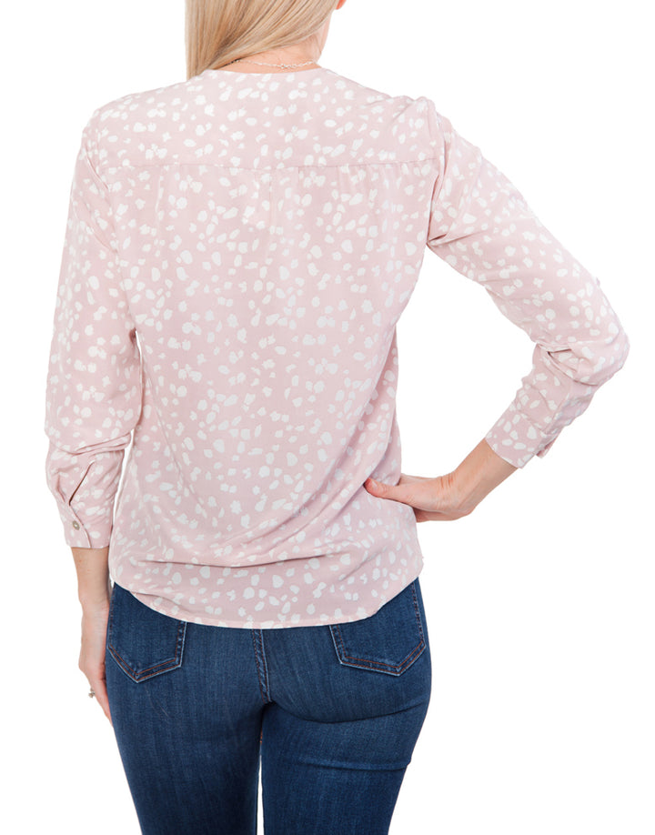 Cuff Blouse - Light Pink
