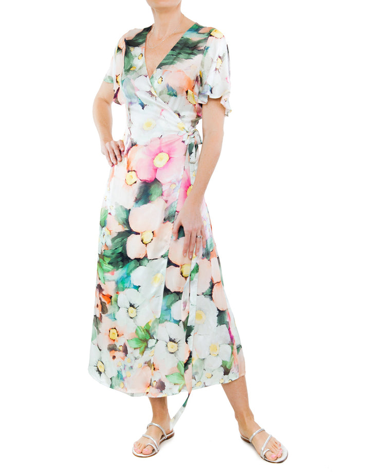 Tuscany Wrap Dress - Warm