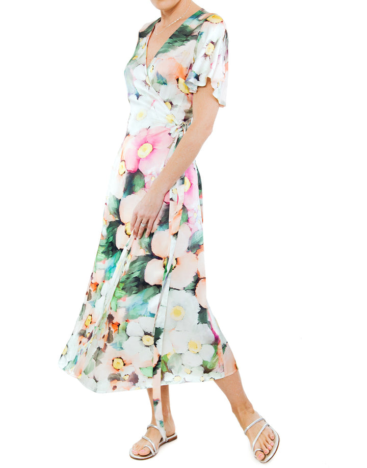 Tuscany Wrap Dress - Warm