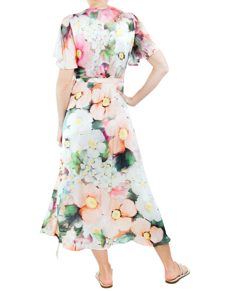 Tuscany Wrap Dress - Warm