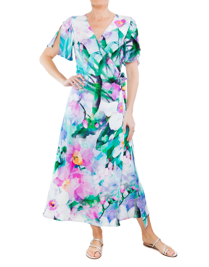 Tuscany Wrap Dress - Cool