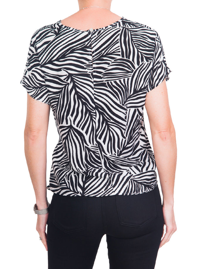 Tie Blouse - Black